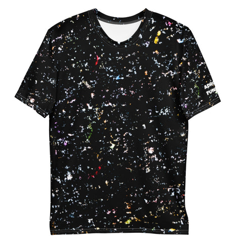Adro Funk Men's Paint T-shirt with Black Sleeve