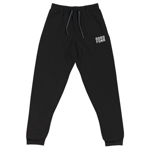 Embroidered Adro Funk Stacked Plain Joggers
